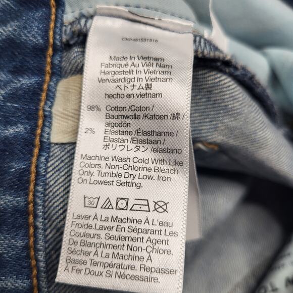 Madewell Curvy Vintage Flare Jeans High Rise Medium Bouvier Wash Stretch 27 - Picture 12 of 12